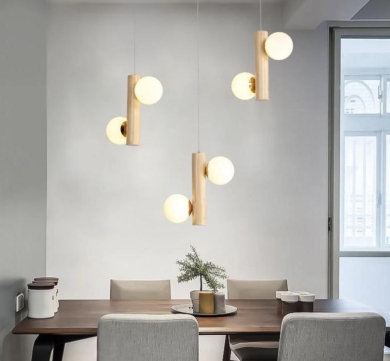 Prescott - Moderner Holz-Kronleuchter