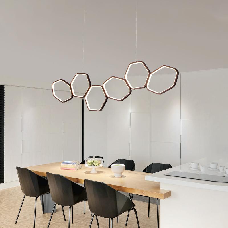 Jocasta - Art-Deco LED Geometrischer Kronleuchter